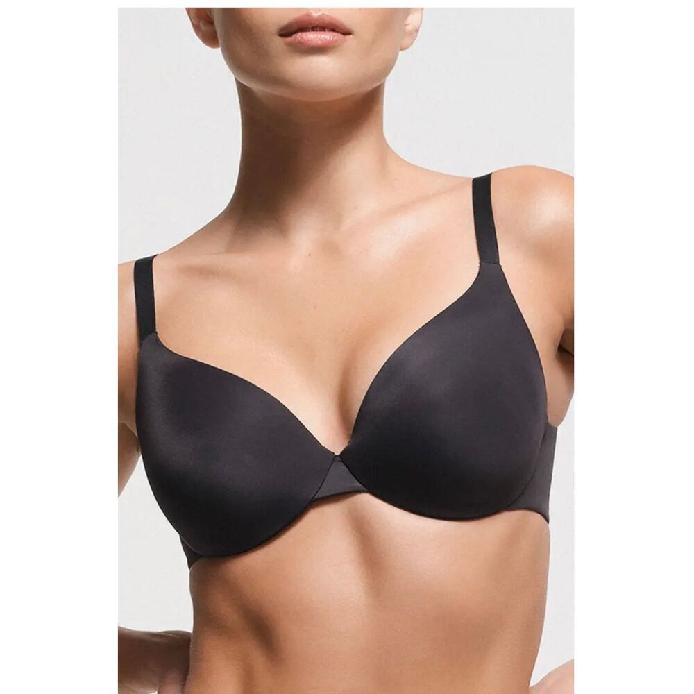 SKIMS Onyx Black Full Coverage Lightly Lined Bra-34D